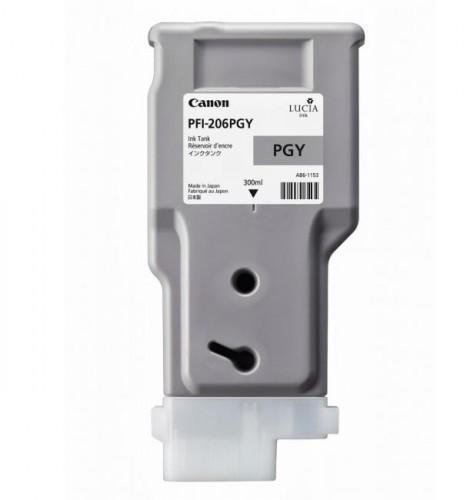Pigment Ink Tank Canon PFI-206 iPF 6400S, iPF 6400SE, iPF 6400, iPF 6450 PFI-206, 5313B001AA Inks 330 ml Photo Grey Original
