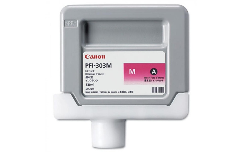 Ink Tank Canon PFI-303 iPF 810, iPF 820, iPF 815 PFI-303, 2960B001AA Inks 330 ml Magenta Original