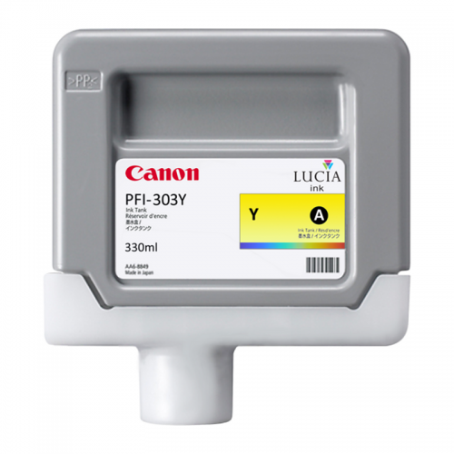 Ink Tank Canon PFI-303 iPF 810, iPF 820, iPF 815 PFI-303, 2961B001AA Inks 330 ml Yellow Original