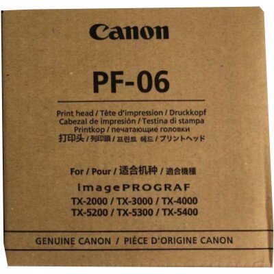 Print Head Canon PF-06 imagePROGRAF TM-200, imagePROGRAF TM-205, imagePROGRAF TM-300, imagePROGRAF TM-305, imagePROGRAF TX-3100, imagePROGRAF TX-4100, imagePROGRAF TX-3000, imagePROGRAF TX-4000, Original