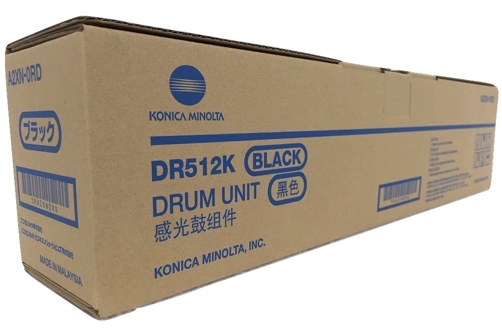 Drum Unit Black Minolta bizhub C224, bizhub C224e, bizhub C364, bizhub C364e, bizhub C454, bizhub C454e, bizhub C554, bizhub C554e, bizhub C284, bizhub C284e, bizhub 224e, bizhub 364e, bizhub 454e, bizhub 554e, bizhub 284e, DR512K, DR-512K, Original