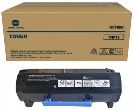 Cartus toner Minolta bizhub 5000i, bizhub 5020i, TNP75, TNP-75, Black, Original