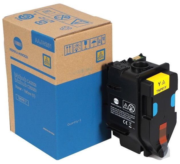 Cartus toner Minolta Bizhub C3300i, Bizhub C4000i, Bizhub C4000i, C3301i, C4001i, TNP81Y AAJW251 1 cartridge, Simitri HD-Toner Yellow Original