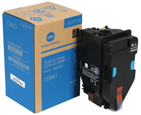 Cartus toner Minolta Bizhub C3300i, Bizhub C4000i, Bizhub C4000i, C3301i,  4001i, TNP81K AAJW151 1 cartridge, Simitri HD-Toner Black Original
