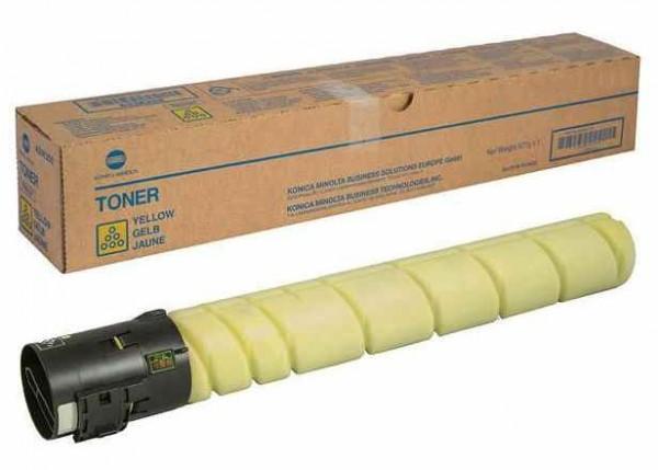 Cartus toner Minolta Bizhub C 458, Bizhub C 558, Bizhub C 658 TN514 TN514Y A9E8250 1 spiral bottle, yield approx. 26k / 5% Yellow Original