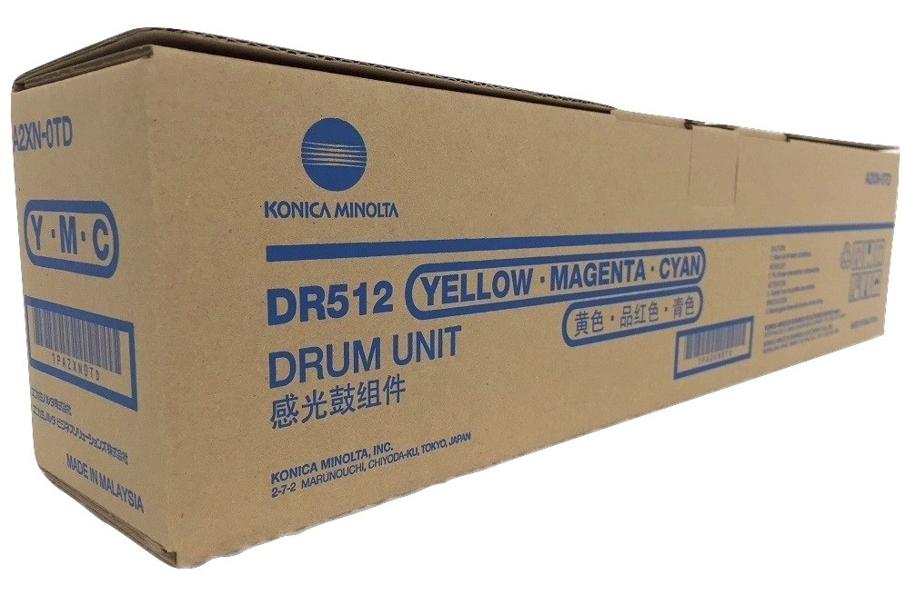 Drum Unit Color Minolta Bizhub C224, Bizhub C224e, Bizhub C364, Bizhub C364e, Bizhub C454, Bizhub C454e, Bizhub C554, Bizhub C554e, Bizhub C284, Bizhub C284e DR512 Y/M/C Cyan/Magenta/Yellow Original