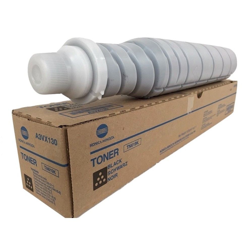 Cartus toner Minolta Accurio Press C3070, Accurio Press C3080P, Accurio Press C4070, Accurio Press C4080, Accurio Press C3070, Accurio Press C3080, Accurio Press C3080P, TN619K, TN-619K, A3VX155, 1 bottle cartridge, Polymer toner, 66,5k, Black, AF1R155, Original