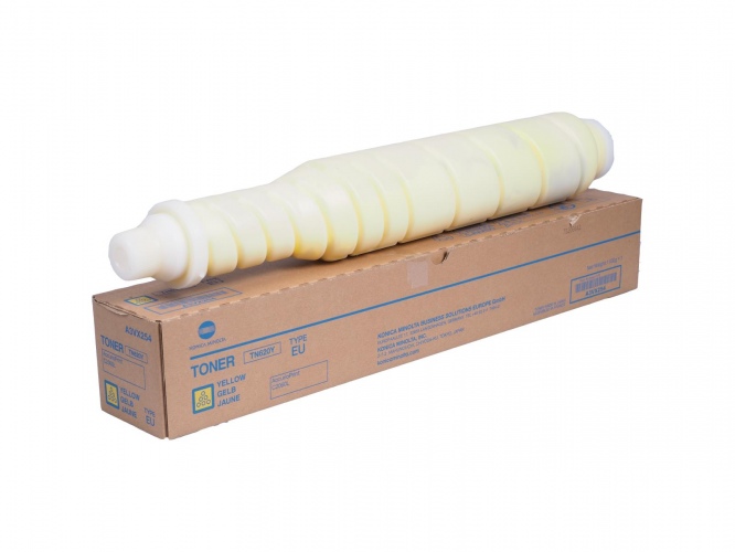 Cartus toner Minolta Bizhub Press C2060L TN620 TN620Y, A3VX254 1 bottle cartridge, Polymer toner, yield ca. 64k (5%) Yellow Original