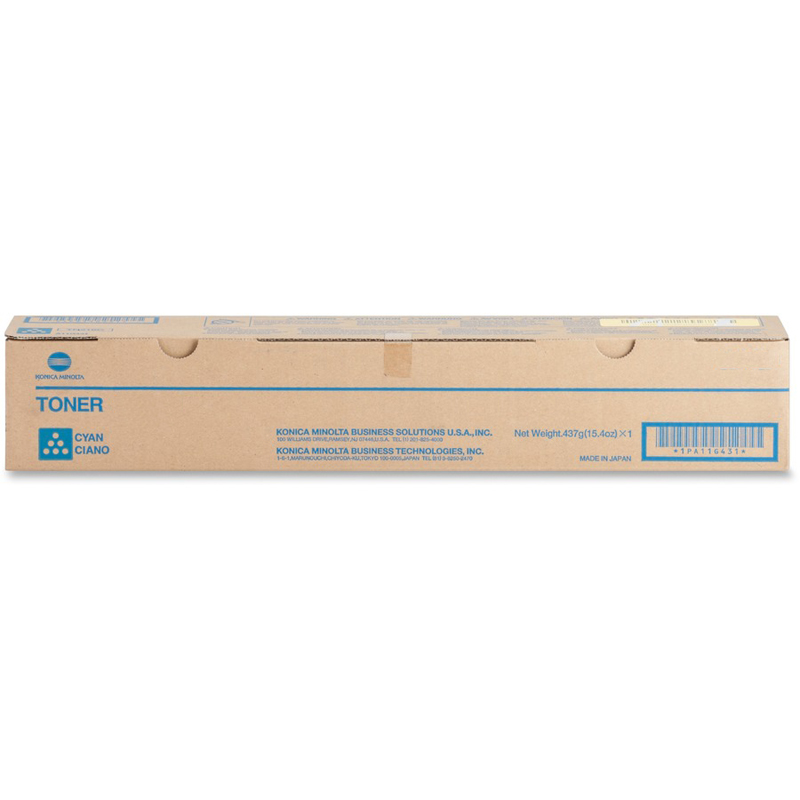Cartus toner Minolta Accurio Press C7090, C7100 TN629 TN629C, AD3H450 1 bottle cartridge, Polymer toner, yield ca. 94k (5%) Cyan Original