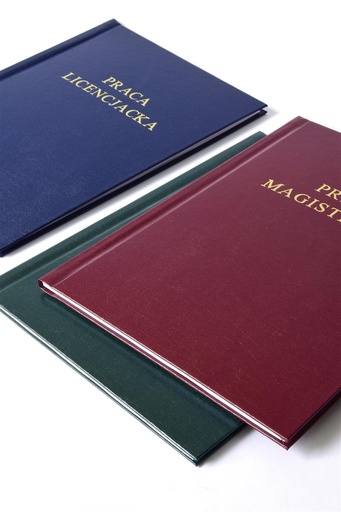 [5376] Coperta Chanel pentru lucrari diploma AA 44 foi (Albastru)