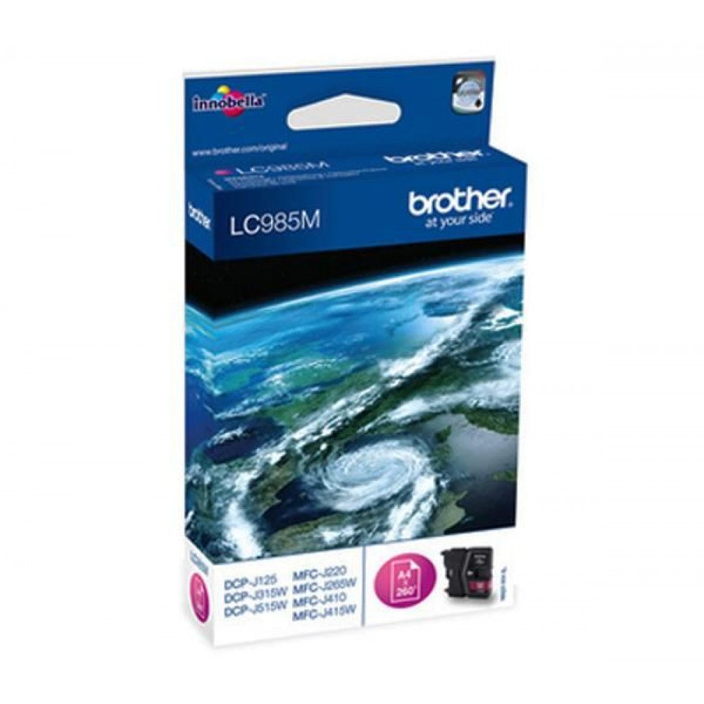 Cartus cerneala Brother DCP J125, DCP J315W, DCP J515W, DCP J525W, MFC J265W, MFC J410 LC985M Magenta Original