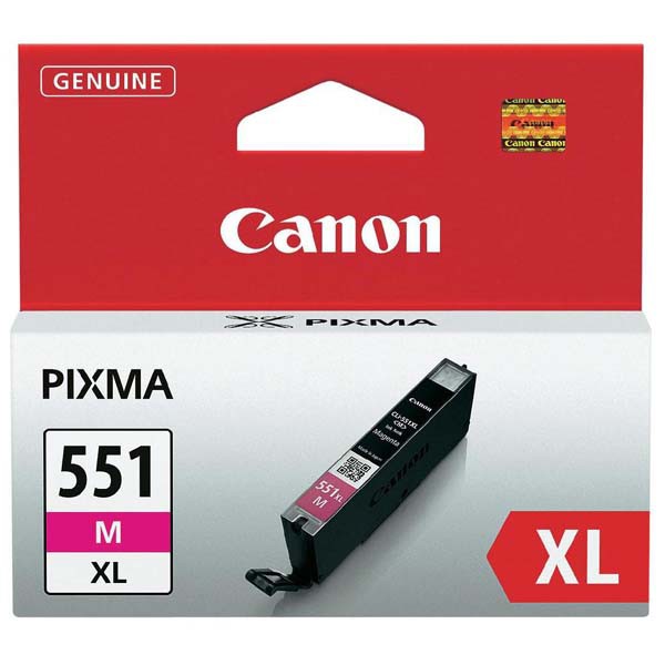 Cartus cerneala Canon Pixma IP7250, IP8750, IX6850, MG5450, MG5550, MG5650, MG6350, MG6450, MG6650, MG7150, MG7550, MX725, MX925, 6445B001AA CLI-551XLM 11 ml Magenta Original