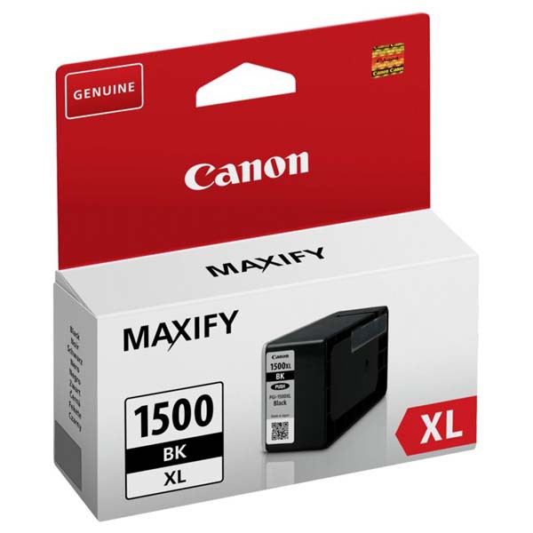 Cartus cerneala Canon Maxify MB2050, MB2150, MB2350, MB2750, PGI-1500XLBK, 9182B001AA, Black, Original