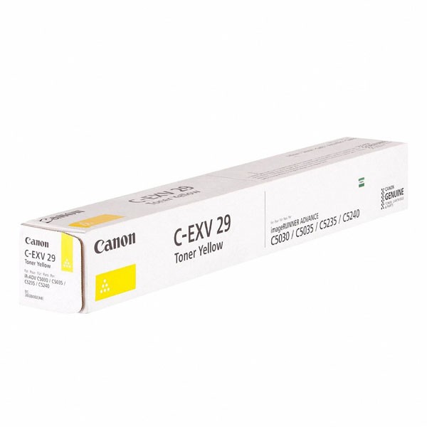 Cartus toner Canon IR A C5030, IR A C5035 C-EXV29Y 27k Yellow Promo Original