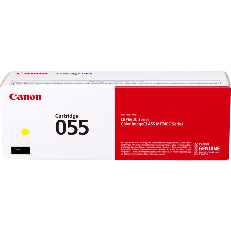 Cartus toner Canon MF746Cx, MF744Cdw, MF742Cdw, LBP664Cx, LBP663Cdw CRG-055Y 3013C002AA 2.1k Yellow Original