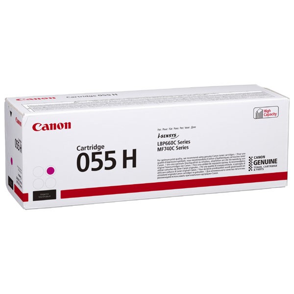 Cartus toner Canon MF746Cx, MF744Cdw, MF742Cdw, LBP664Cx, LBP663Cdw CRG-055HM 3018C002AA 5.9k Magenta Original 