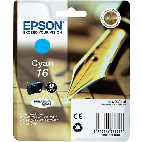 Cartus cerneala Epson STYLUS WF 2010W Nr.16 Cyan Original