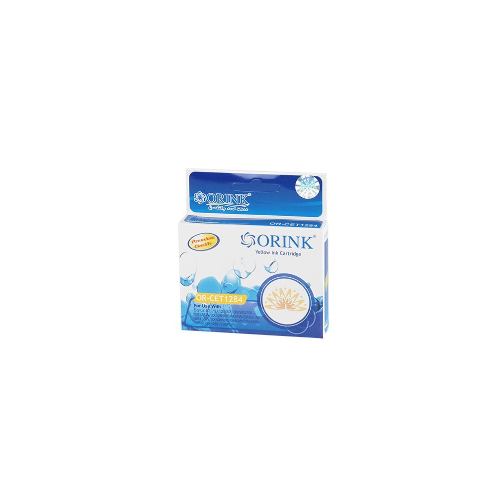 Cartus cerneala Epson S22, SX 125, SX420 C13T12844011 Yellow Compatibil Orink