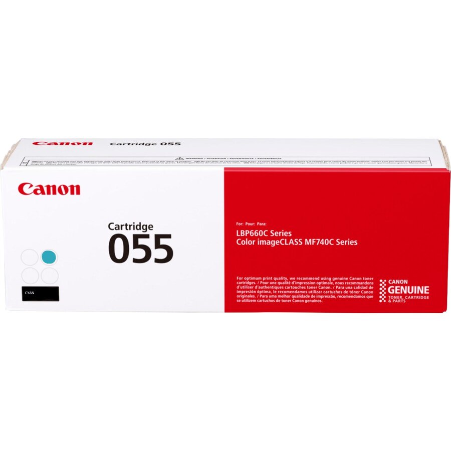 Cartus toner Canon MF746Cx, MF744Cdw, MF742Cdw, LBP664Cx, LBP663Cdw CRG-055C (3015C002AA) 2.1k Cyan Original