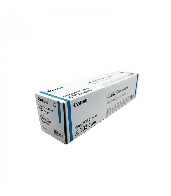 Cartus toner Canon Imagepress C10000VP, Imagepress C8000VP, 8539B001AA, T02 Cyan Original