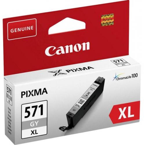 Cartus cerneala Canon Pixma MG5750, MG5751, MG6850, MG6851, MG7750, MG7751, MG7752, TS5050, TS5051, TS5053, TS5055, TS6050, TS8050, TS9050 CLI-571XLC, BS0335C001AA Grey 11ML Original
