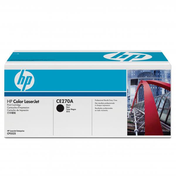 Cartus toner HP CLJ CP5525N, CLJ CP5525DN,CE270A Black Original