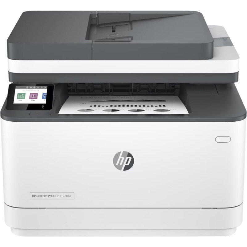 Multifunctional laser alb negru Hewlett Packard LaserJet Pro MFP 3102fdw Trading