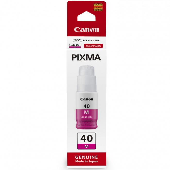 Cartus cerneala Canon PIXMA G5040, G6040, G7040 GI-40M 7.7k Magenta Original