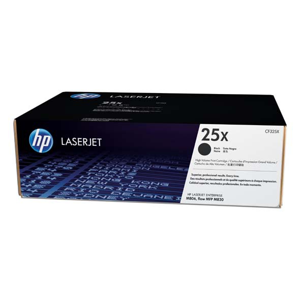 Cartus toner HP LaserJet Enterprise M806DN, M806X+,M806X+NFC, M830Z, M830Z NFC, NR.25X, 40k Black Original