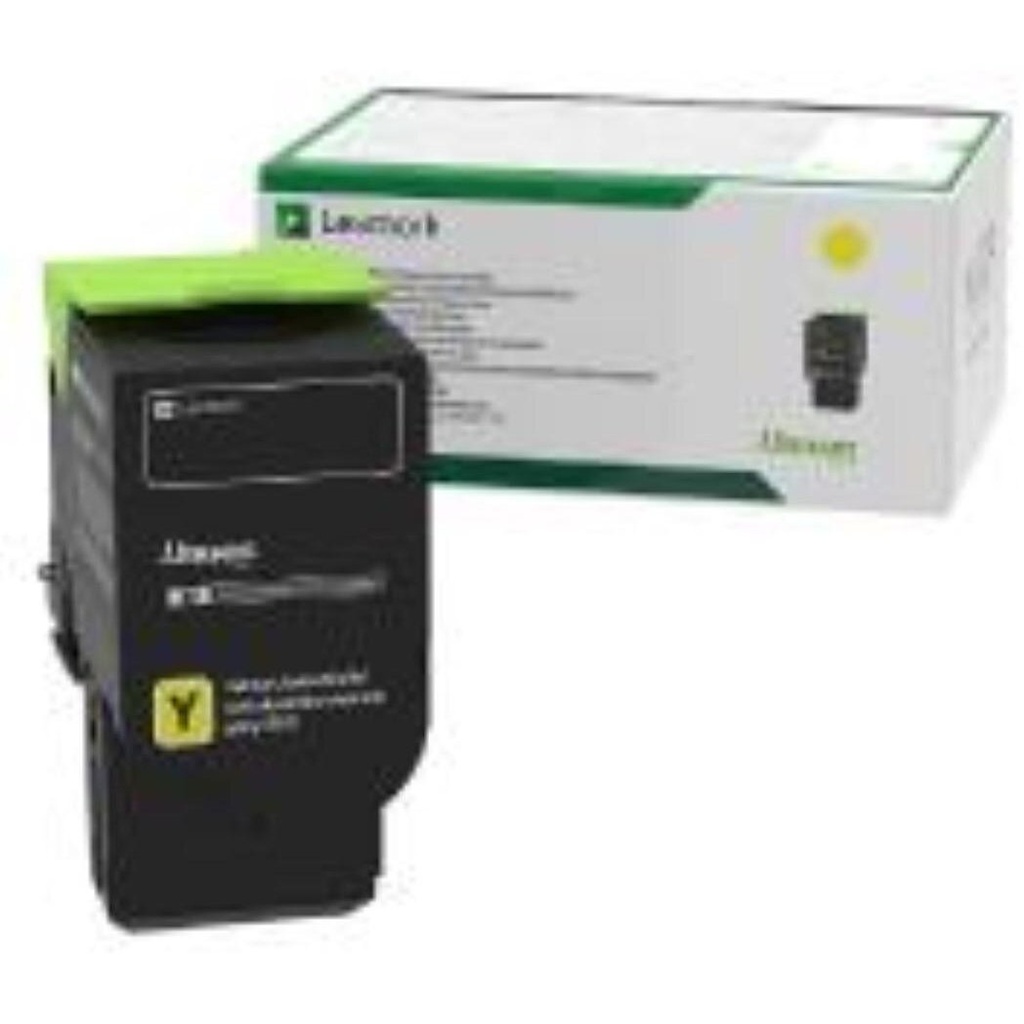 Cartus toner Lexmark return CS421, CS521, CS622, CX421, CX522, CX622, CX625, 78C20Y0 1.4k Yellow Original
