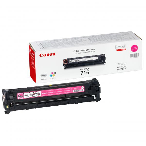 Cartus toner Canon LBP 5050, LBP 5050N, MF 8030CN, MF 8040CN, MF 8050CN, MF 8080CW, CRG-716M, Magenta Original