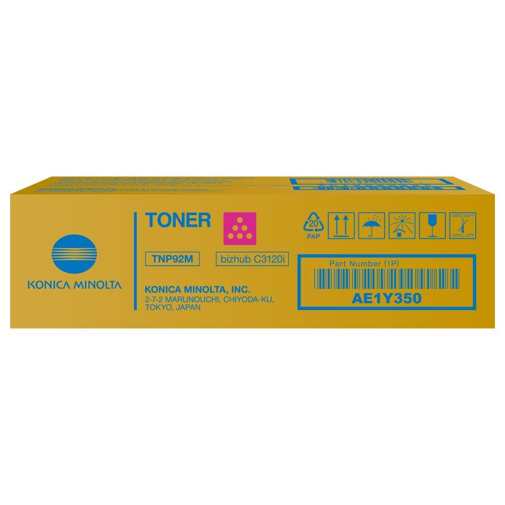 Cartus toner Minolta Bizhub C3120i, TNP92M Magenta Original CPV 30125100-2