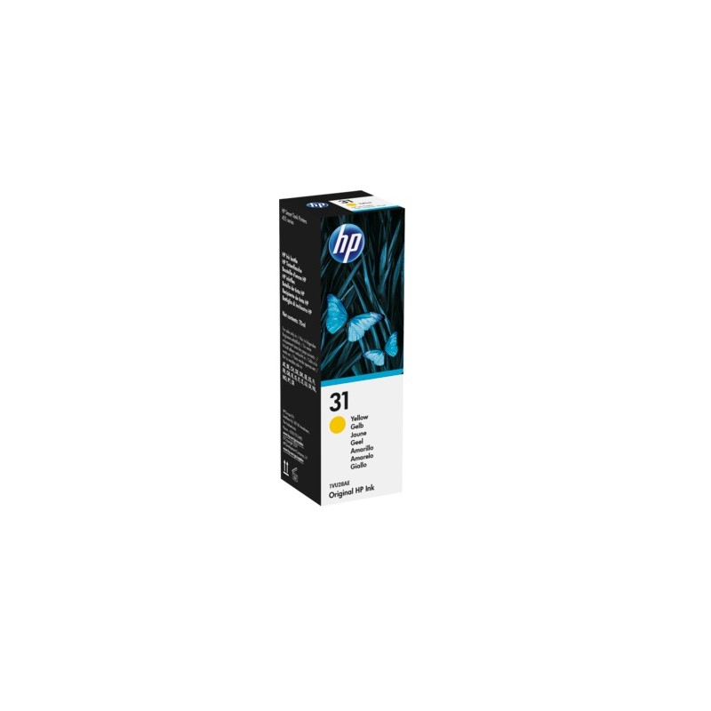 Cartus cerneala HP Smart Tank 455, 457, 555, 559, 570, 655, 7305, 7306, 7606, Nr.31, 1VU28AE 8k Yellow Original