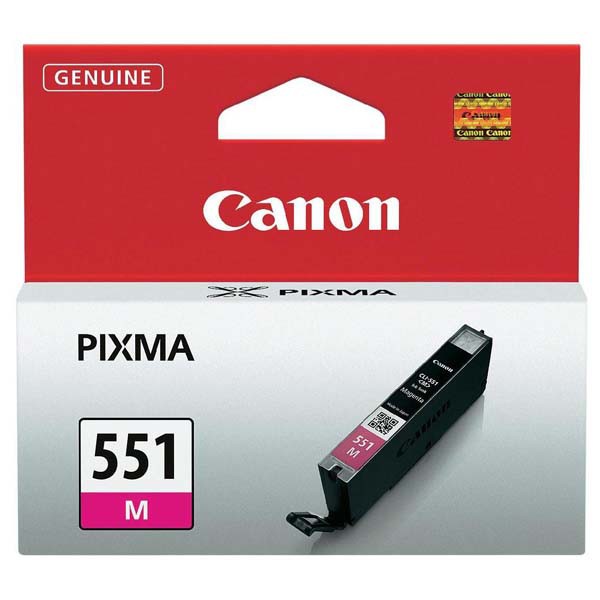 Cartus cerneala Canon Pixma IP7250, IP8750, IX6850, MG5450, MG5550, MG5650, MG6350, MG6450, MG6650, MG7150, MG7550, 6510B001AA CLI-551M Magenta Original