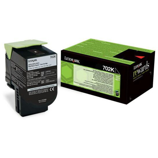 Cartus toner Lexmark return CS421, CS521, CS622, CX421, CX522, CX622, CX625, 78C20K0, 2k Black Original
