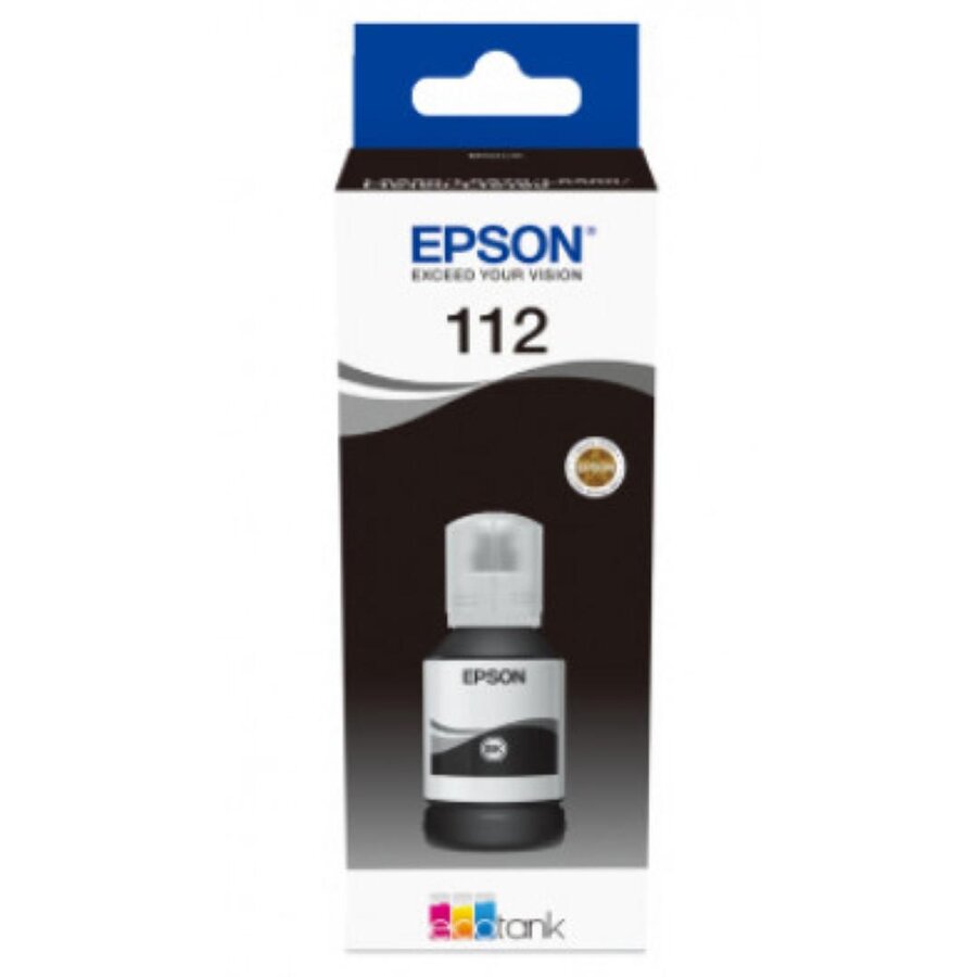 Cartus cerneala Epson 112 L15140, L15150, L15160, L6550, L6570 C13T06C14A Ink Cartridges, 112, 112 4 colour ink bottles, Ink Bottle, 1 x 127.0 ml Black *Original