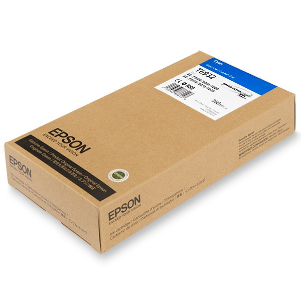 Cartus cerneala Epson SureColor T3000, T3000 POS, T3000 w/o, T5000, T5000 POS, T5200, T7000, T7000 POS, T7200, C13T69320N, 350ml Cyan Original