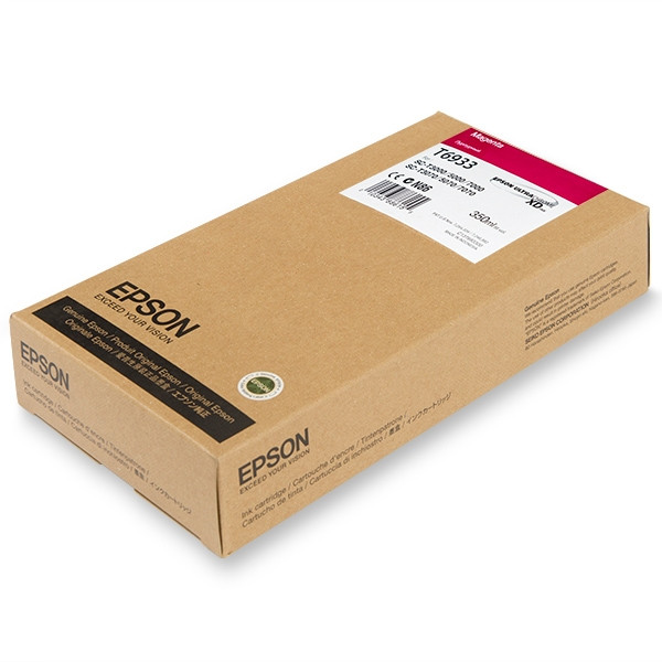 Cartus cerneala Epson SureColor T3000, T3000 POS, T3000 w/o, T5000, T5000 POS, T5200, T7000, T7000 POS, T7200, C13T69330N, 350ml Magenta Original