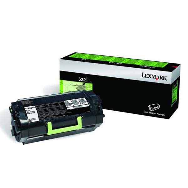 Cartus toner Lexmark MS810de, MS810dn, MS810dtn, MS810n, MS811dn, MS811dtn, MS811n, MS812de, MS812dn, MS812dtn, Nr.522 52D2000 6K Black Original