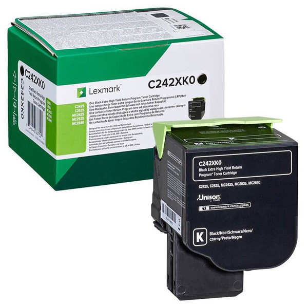 Cartus toner Lexmark RETURN MC2640adwe, C2535dw, C2425dw, MC2535adwe, 6k Black Original