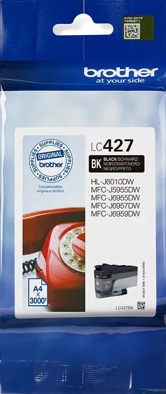 Cartus cerneala Brother MFCJ5955DW, MFCJ6955DW, MFCJ6957DW, 3k Black Original