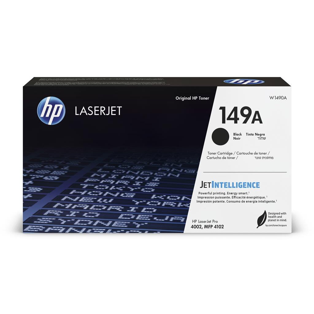 Cartus toner HP LaserJet Pro 4002dn, 4002dne, 4002dw, 4002dwe, MFP 4102fdw, 4102fdn, 4102dw, 4102dwe, 4102fdwe, NR.149A 2.9k Black Original