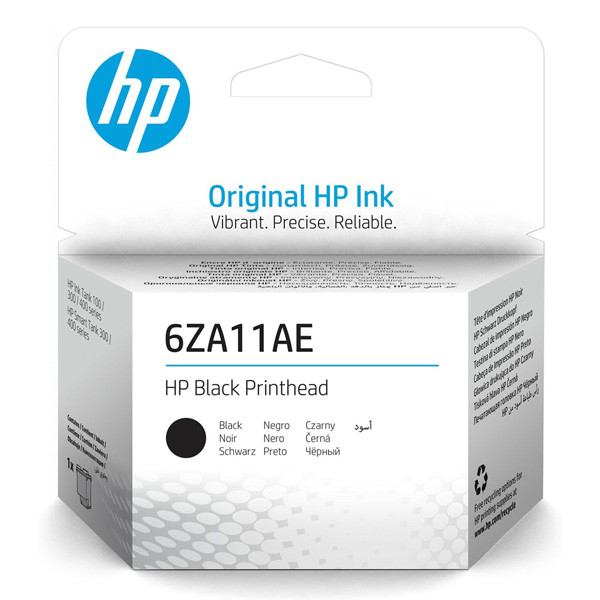 Printhead HP Ink Tank 100 SERIES, 115, 200 SERIES, 300 SERIES. 315, 319, 415, 419, 6ZA11AE Black Original