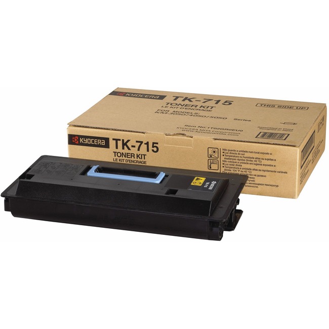 Cartus toner Kyocera Mita KM 3050, KM 4050, KM 5050, 1T02GR0EU0, TK-715 34k Black Original