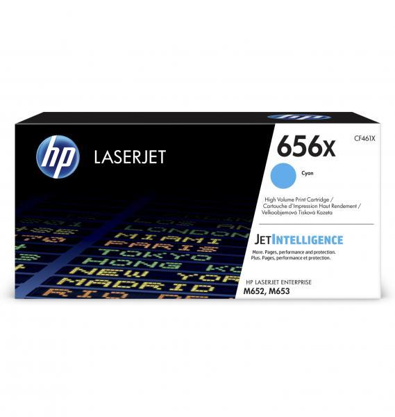 Cartus toner HP COLOR LJ ENTERPRISE M 652 DN, COLOR LJ ENTERPRISE M 652 N, COLOR LJ ENTERPRISE M 653 DN, COLOR LJ ENTERPRISE M 653 X CF461X 22k Cyan Original