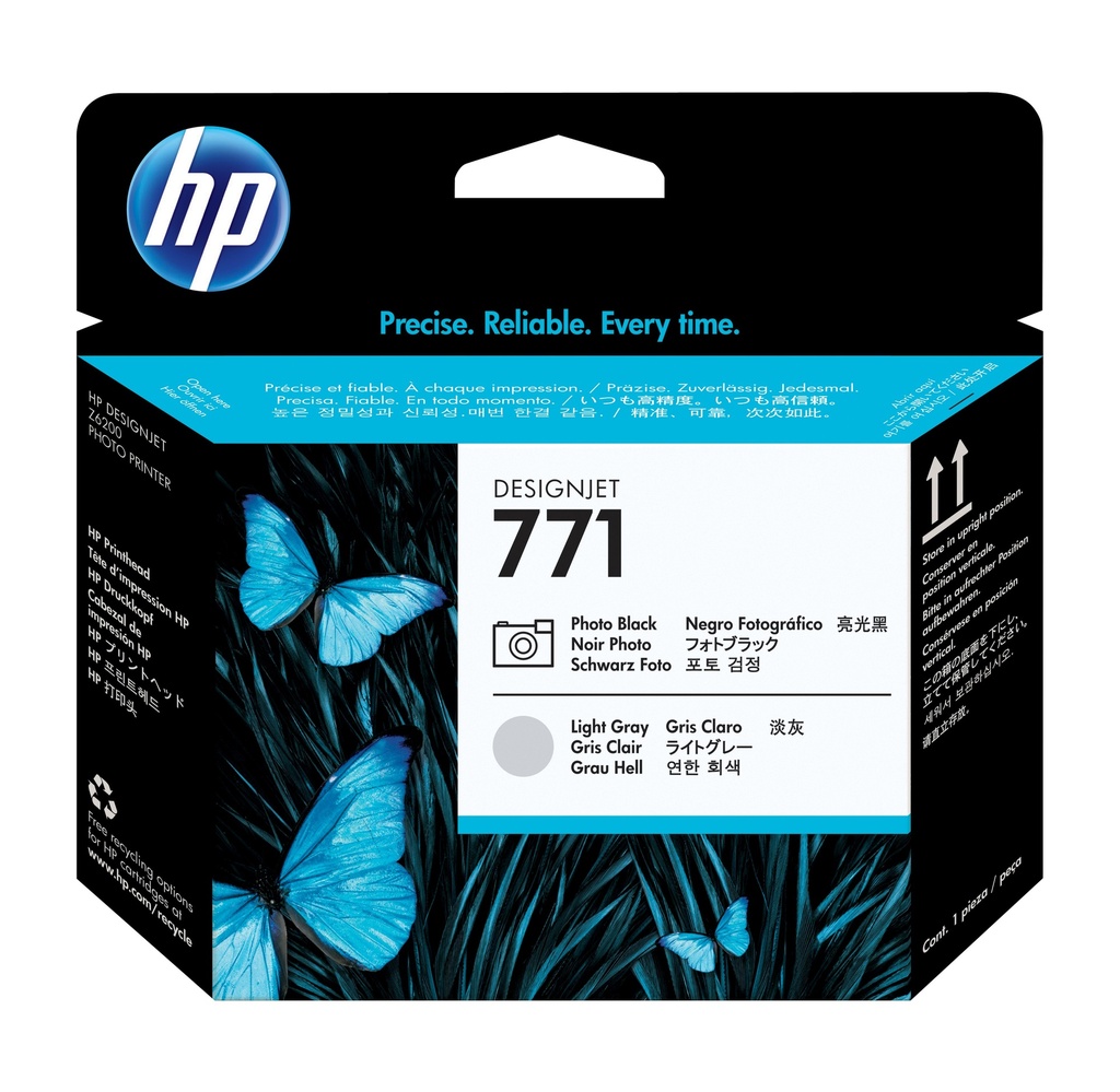 Cap imprimare HP Designjet Z6200 42', Designjet Z6200 60', Designjet Z6600, Designjet Z6800,  NR.771, CE020A, Photo Black & Light Grey Original