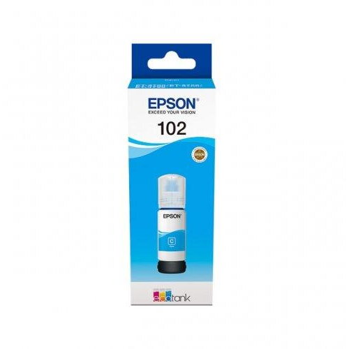 Cartus cerneala Epson EcoTank ET 2700, ET 2750, ET 2751, ET 2756, ET 2851, ET 2856, ET 3750, ET 3850, ET 4750, ET 4800 Series, ET 4850, ET 15000 / Workforce WorkForce ST 2000,S T 3000, ST 4000, Epson 102	 C13T03R240 6k Cyan Original
