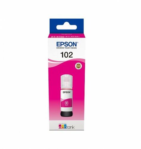 Cartus cerneala Epson EcoTank ET 2700, ET 2750, ET 2751, ET 2756, ET 2851, ET 2856, ET 3750, ET 3850, ET 4750, ET 4800 Series, ET 4850, ET 15000 / Workforce WorkForce ST 2000,S T 3000, ST 4000, 	C13T03R340 6k Magenta Original