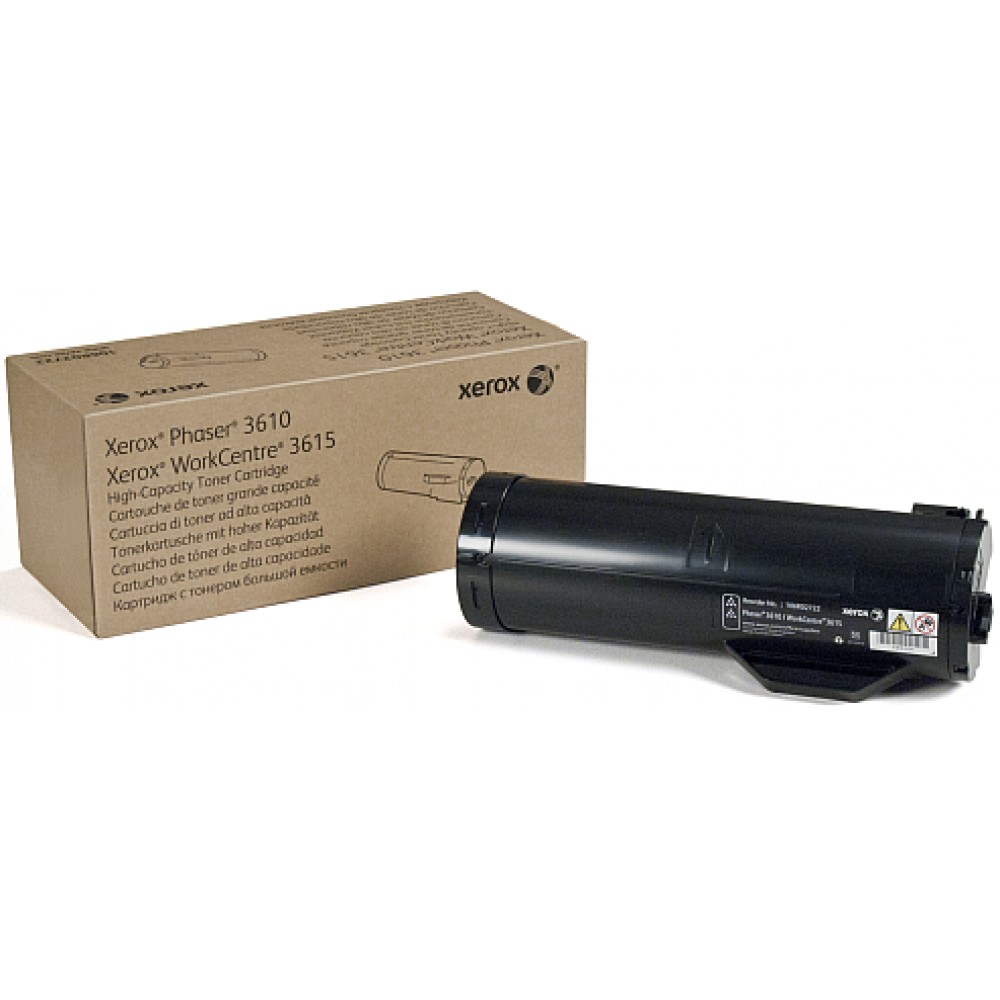 Cartus toner Xerox Phaser 3610, 3610DN, 3610N, WC3615, WC3615DN,  14.1k Black Original