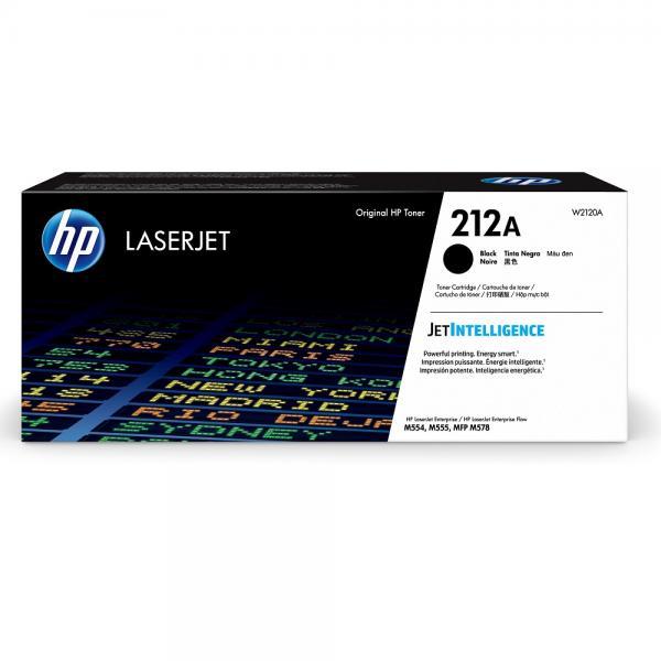Cartus toner HP LASERJET Enterprise M554dn, M555dn, M555x, W2120A, NR. 212A 5.5k Black Original